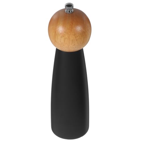 Zerodeko Pfeffermühle Aus Holz – Salzmühle Pfeffermühle Mit Einstellbarem Mahlgrad Küchen-Pfeffermühlen Streuer Salzbehälter Nachfüllbares Gewürzglas Für Camping-Grill von Zerodeko