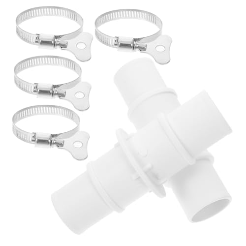 Zerodeko Poolschlauch Adapter bis Luftdichter mit Drehgriffen Kompatibel für Poolsauger und Rückspülung Leicht und Einfach zu Montieren für Effiziente Poolwartung von Zerodeko