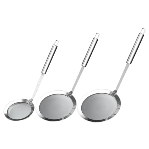 Zerodeko Verschleißfestes Fettsieb Mit Aufhängeloch Lebensmittelsieb Mehlsieb Feinmaschiges Edelstahlsieb Küchenwerkzeug von Zerodeko