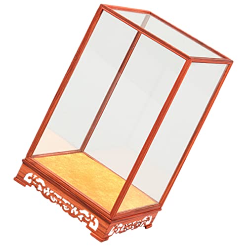Zerodeko Puppenhalter aus Glas Showcase Steht Stand Vasen Figuren Storage Boxes aufbewahrungbox aufbewahrungsbox für bürodeko Modell Halter Vitrine für Haushaltspuppen Goldener Samt rot Zerodeko Puppenhalter aus Glas Showcase Steht Stand Vasen Figuren Storage Boxes aufbewahrungbox aufbewahrungsbox für bürodeko Modell Halter Vitrine für Haushaltspuppen Goldener Samt rot von Zerodeko