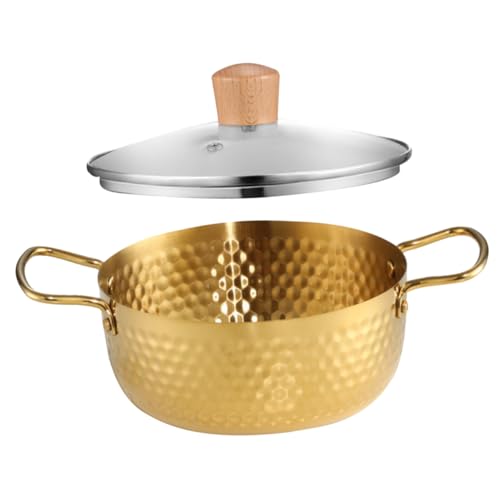 Zerodeko Ramen Topf Suppentopf aus Edelstahl mit Deckel Doppelgriff Kleiner Kochtopf für Induktionsherd Camping Wandern Picknick Nudeln Suppe Pasta 16cm Leicht Tragbar Metalltöpfe Zerodeko Ramen Topf Suppentopf aus Edelstahl mit Deckel Doppelgriff Kleiner Kochtopf für Induktionsherd Camping Wandern Picknick Nudeln Suppe Pasta 16cm Leicht Tragbar Metalltöpfe von Zerodeko