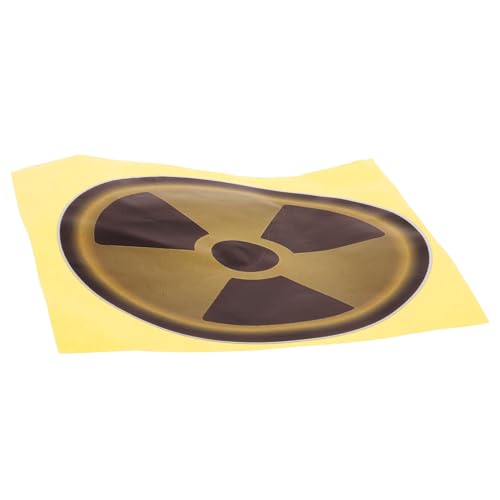 Zerodeko Reflektierender Warnaufkleber Strahlungsschild Selbstklebend Nuklearzeichen Halloween Warnschild für Innen Außen Langlebig Einfache Anbringung Zerodeko Reflektierender Warnaufkleber Strahlungsschild Selbstklebend Nuklearzeichen Halloween Warnschild für Innen Außen Langlebig Einfache Anbringung von Zerodeko