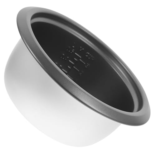 Zerodeko Reiskocher Innentopf Antihaftbeschichteter Ersatz Innentopf für Reiskocher Aluminium Vielseitig Einsetzbar für Reis Suppe und Kuchen von Zerodeko