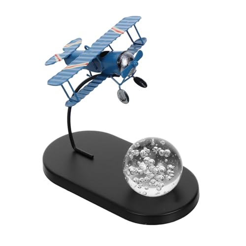 Zerodeko Retro-flugzeugmodell Aus Metall Für Tischdeko Flugzeugornament Für Heimdekoration Vintage-modellflugzeug Für Sammler von Zerodeko
