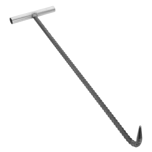Zerodeko Robuster Gewindestahl Schachthaken mit Verlängertem Griff für Ergonomisches Anheben von Kanaldeckeln und Abdeckungen Korrosionsbeständig Handlicher Utility Hook für Starke Zerodeko Robuster Gewindestahl Schachthaken mit Verlängertem Griff für Ergonomisches Anheben von Kanaldeckeln und Abdeckungen Korrosionsbeständig Handlicher Utility Hook für Starke von Zerodeko