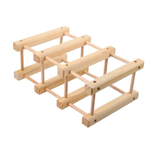 Zerodeko Robustes Holz Weinregal Flaschen Horizontal Langlebiger Weinflaschenhalter für Küchenregal Weinkeller und Tischaufbewahrung Natürlicher Holzton Sichere und Geruchsfreie Zerodeko Robustes Holz Weinregal Flaschen Horizontal Langlebiger Weinflaschenhalter für Küchenregal Weinkeller und Tischaufbewahrung Natürlicher Holzton Sichere und Geruchsfreie von Zerodeko