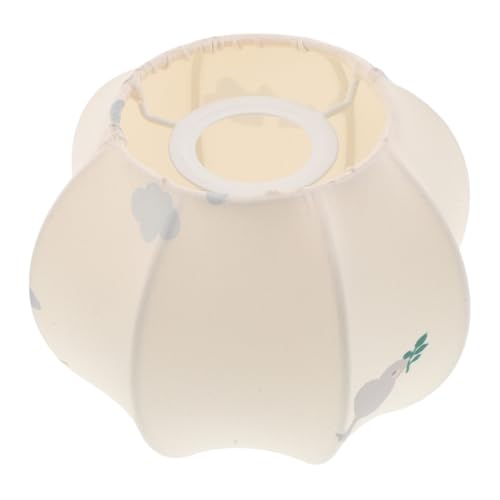 Zerodeko Runde Stofflampenschirm Moderner Dekorativer Lampenschirm für Schlafzimmer und Arbeitszimmer Minimalistischer Stoffbezug Ersatz für Nachttisch Schreibtischlampen von Zerodeko