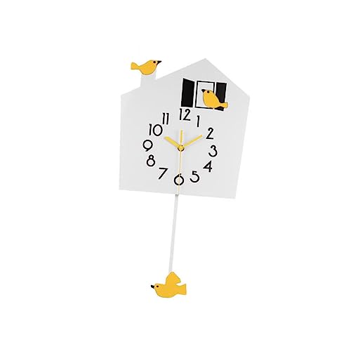 Zerodeko Entzückende Quarz-wanduhr in Vogelform Für Kinderzimmer Wohnzimmerdekoration Ultra-leises Sweep-uhrwerk Entzückende Wanddekoration Zerodeko Entzückende Quarz-wanduhr in Vogelform Für Kinderzimmer Wohnzimmerdekoration Ultra-leises Sweep-uhrwerk Entzückende Wanddekoration von Zerodeko