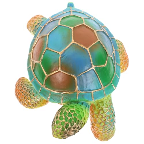 Zerodeko Schildkröten-nachttischlampe Aus Kunstharz Gebeizte Schildkröten-tischlampe Moderne Tischlampe Für Schlafzimmer Und Wohnzimmer von Zerodeko