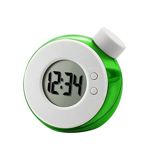 Wasserbetriebene Uhr Mit Led-Anzeige Lustige Schreibtischuhr Ohne Batterie Perfekte Esstischdekoration Für Kinder Und Erwachsene Digitale Uhr Für Schlafzimmer Und Büro (Grün) Wasserbetriebene Uhr Mit Led-Anzeige Lustige Schreibtischuhr Ohne Batterie Perfekte Esstischdekoration Für Kinder Und Erwachsene Digitale Uhr Für Schlafzimmer Und Büro (Grün) von Zerodeko