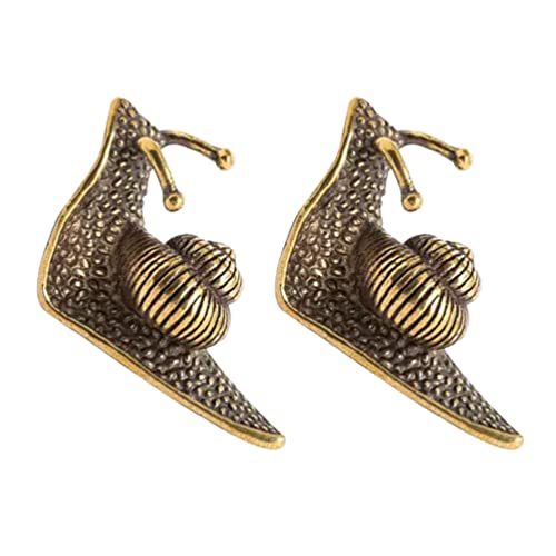 Zerodeko Schreibtischaufsatz 2 Stücke Messing Figuren Tier Chinesische Feng Shui Messing Schnecke Mini Mini Schnecke Statue Für Tier Skulptur Sammlerstücke Fahrzeugspielzeug Zerodeko Schreibtischaufsatz 2 Stücke Messing Figuren Tier Chinesische Feng Shui Messing Schnecke Mini Mini Schnecke Statue Für Tier Skulptur Sammlerstücke Fahrzeugspielzeug von Zerodeko