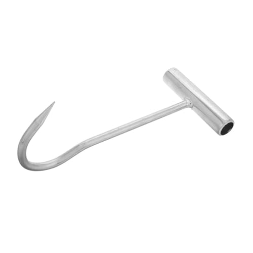 Zerodeko Schwerlast Schachthaken aus Robustem Eisen für Anheben und Ziehen von Kanaldeckeln Vielseitiges Hebewerkzeug für Reparaturen und Transport Leicht und Tragbar für Heimwerker und Zerodeko Schwerlast Schachthaken aus Robustem Eisen für Anheben und Ziehen von Kanaldeckeln Vielseitiges Hebewerkzeug für Reparaturen und Transport Leicht und Tragbar für Heimwerker und von Zerodeko