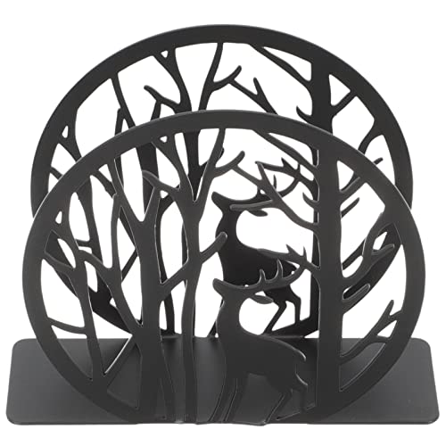 Moderne Kreative Serviettenhalter Aus Metall Im Elchbaumdesign Für Küche Esszimmer Und Partys - Freistehender Organizer Für Papierservietten 12X10.2X4Cm von Zerodeko