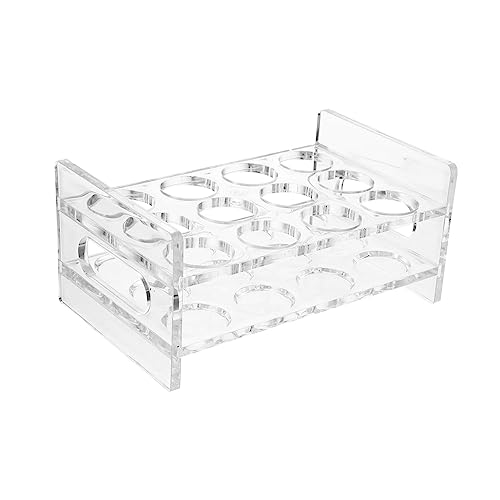Zerodeko Shot Glass Rack Mit Fächern Praktischer Organizer Für Bar Und Party Stabiler Flacher Boden Für Trinkliebhaber Für Flaschen von Zerodeko