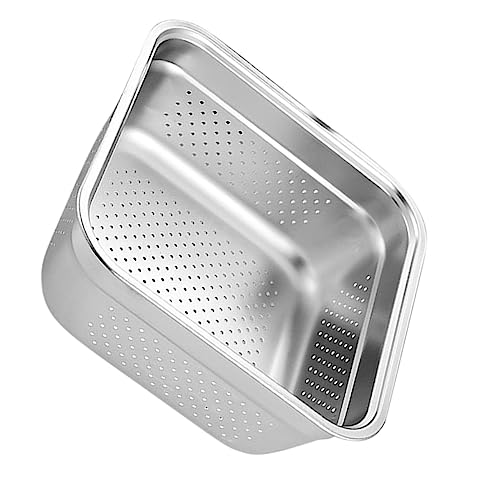 Zerodeko Sieb Gemüsewaschbecken Rutschfest Multifunktional Für Obst Gemüse Und Reis Langlebig Und Leicht Zu Reinigen Küchenutensil von Zerodeko