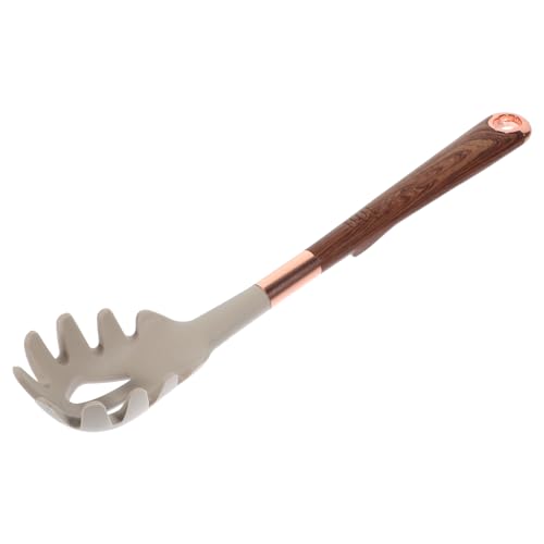 Zerodeko Silicone Nudelgabel mit Elegantem Design für Küche Komfortabler Griff für Einfache Handhabung Präzise Form für Müheloses Servieren von Pasta und Hochwertiges Leichtes von Zerodeko