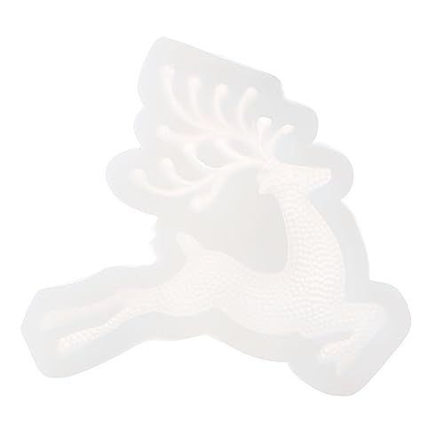 Zerodeko Silikonform DIY Weihnachtsmotive Silikon Candy Form Rehgeweih Fondantform Backform für Bastler Kreative Formen für DIY Schmuck und Süßigkeiten von Zerodeko