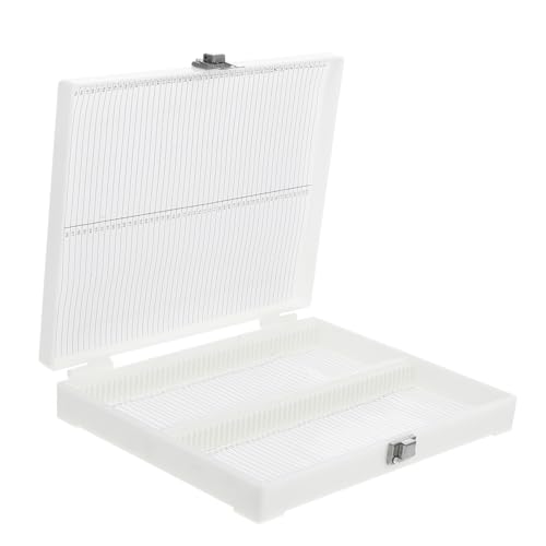 Zerodeko Slot Mikroskop Objektträger Aufbewahrungsbox mit Edelstahl schloss Tragbarer und Platzsparender Präparateträger Organizer für Pathologie slides im Laborgebrauch Zerodeko Slot Mikroskop Objektträger Aufbewahrungsbox mit Edelstahl schloss Tragbarer und Platzsparender Präparateträger Organizer für Pathologie slides im Laborgebrauch von Zerodeko