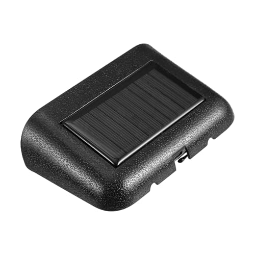 Zerodeko Solarbetriebene Auto elektronikuhr mit Hoher Präzision Leuchtendes Display Anzeige von Datum und Temperatur Kompakte Fahrzeuguhr mit Doppelseitigem Klebefilm Hitzebeständig und von Zerodeko