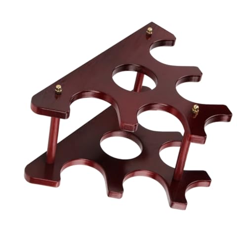 Zerodeko Solides Holz Weinregal Flaschenhalter Stilvolles Multifunktionales Weinflaschenregal Stabiles Holzregal für Zuhause Büro Bar Weinlager Weinflaschenaufbewahrung von Zerodeko