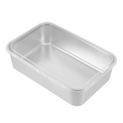 Zerodeko Stainless Steel Backform mit Deckel Tiefe Kuchenform für Tiramisu Lasagne Cupcakes Ofensicher und Vielseitig Kühlbehälter Zerodeko Stainless Steel Backform mit Deckel Tiefe Kuchenform für Tiramisu Lasagne Cupcakes Ofensicher und Vielseitig Kühlbehälter von Zerodeko