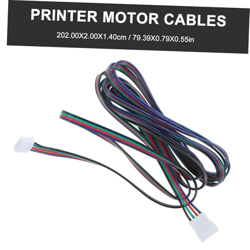 Zerodeko Stepper Motor Verlängerungskabel mit Steckverbinder Kompatibel für 3D Drucker Extruder Motor Stabile Kupferleitung Einfache Installation und Vielseitige Nutzung von Zerodeko