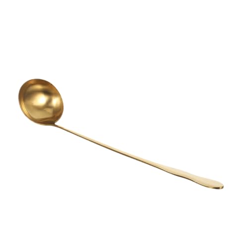 Zerodeko Suppenlöffel aus Edelstahl: Robuster großer Suppenkelle, Sieb, Servierlöffel, Küchenutensil zum Umrühren von Eintöpfen, Servieren, 26,9 cm von Zerodeko