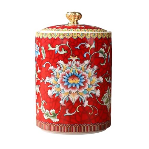 Zerodeko Keramischer Teedosenbehälter Mit Luftdichtem Verschluss Zur Aufbewahrung Von Tee Snacks Und Zutaten Elegantes Design Für Küche Zerodeko Keramischer Teedosenbehälter Mit Luftdichtem Verschluss Zur Aufbewahrung Von Tee Snacks Und Zutaten Elegantes Design Für Küche von Zerodeko