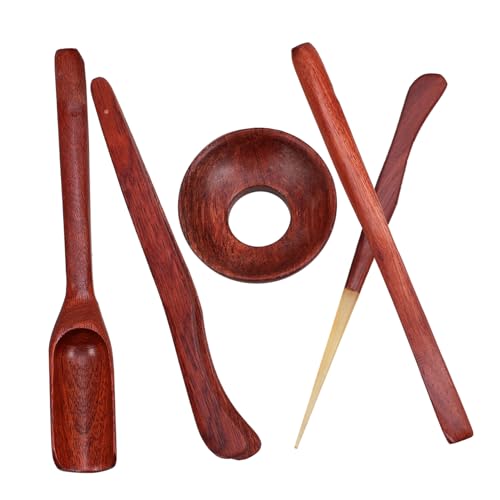 Zerodeko Teezeremonie Zubehör Werkzeug Teeservice Porzellan Teelöffel Set Retro Vintage Gong Chine Ausgefallene Herstellung China Teekunst Utensilien Exquisites Teezeremonie von Zerodeko