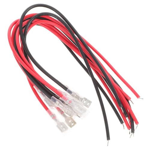 Zerodeko Teiliges Isolierte Flachstecker mit Isolierschlauch Langlebige Messingkontakte Robust und Hitzebeständig für Sichere Elektroverbindungen von Zerodeko