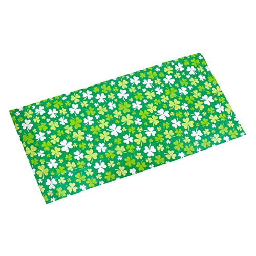 Zerodeko Tischdecke Zum St. Patricks Day Kleeblatt-Muster Tischdecke Leicht Zu Reinigen für Partys Zerodeko Tischdecke Zum St. Patricks Day Kleeblatt-Muster Tischdecke Leicht Zu Reinigen für Partys von Zerodeko