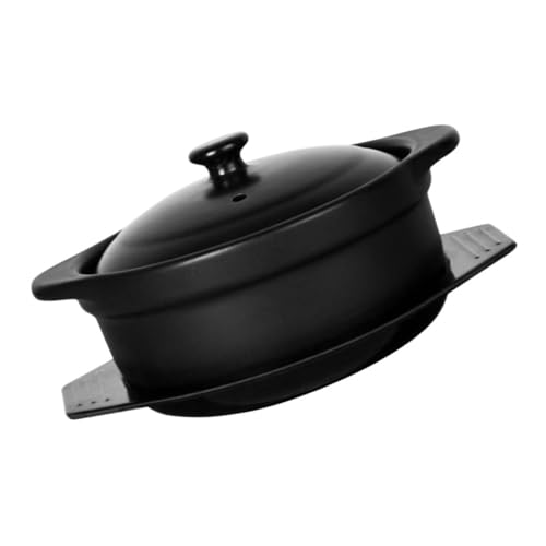 Zerodeko Topf aus Keramik küchengeräte küchenutensilien Stilvoll koreanische steinschale Suppentopf für die Küche Küchenkasserolle Mal trockener Topf Kochutensilien Kochtopf m9 von Zerodeko