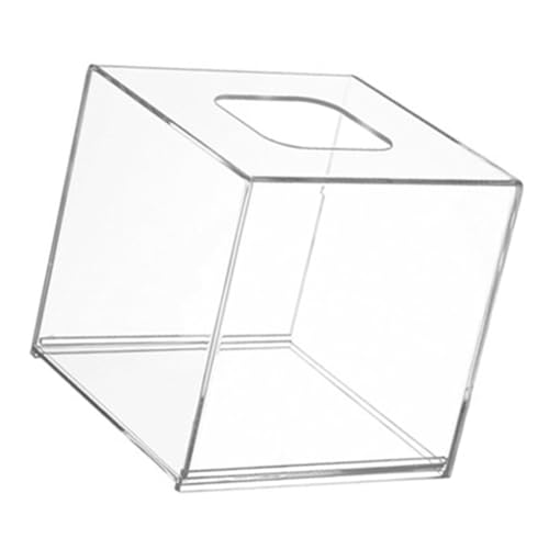 Zerodeko Transparente Tissue Box für Schreibtisch Napkin Dispenser mit Glatter Oberfläche Wiederverwendbar Design Praktischer Organizer für Bad Küche und Büro Zerodeko Transparente Tissue Box für Schreibtisch Napkin Dispenser mit Glatter Oberfläche Wiederverwendbar Design Praktischer Organizer für Bad Küche und Büro von Zerodeko