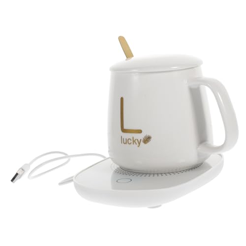 Zerodeko USB Tassenwärmer Elektrischer Kaffeewärmer mit Thermostat für Milch Wasser und Getränke Tragbar und Kompakt Temperaturkontrolle für Schreibtisch Zerodeko USB Tassenwärmer Elektrischer Kaffeewärmer mit Thermostat für Milch Wasser und Getränke Tragbar und Kompakt Temperaturkontrolle für Schreibtisch von Zerodeko