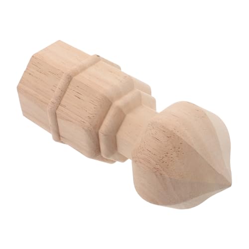 Zerodeko Unbehandeltes Holz-endstück Handgefertigter Pfostenaufsatz Für Treppen Bettpfosten Innenbereich Gartenzaun Holzaufsatz Als Ornament Schnelle Installation Für Heimgebrauch von Zerodeko