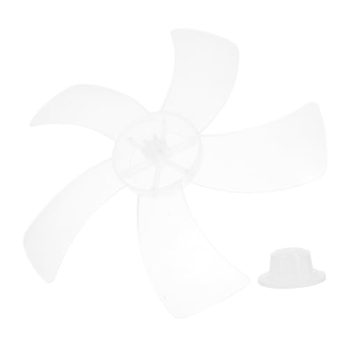 Zerodeko Ventilatorblätter Flügel Transparent Weiß Geräuscharm Langlebig Einfache Montage Ersatz für Tisch Stand und Wandventilatoren Büro und Zuhause von Zerodeko