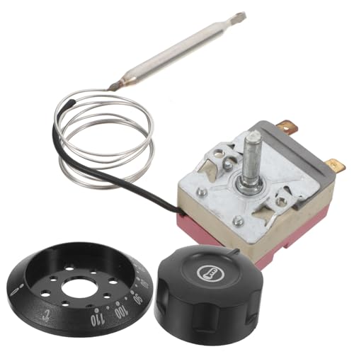 Zerodeko Vielseitiger Thermostat für Backofen Heißluftfritteuse und Warmwasserbereiter mit Überhitzungsschutz für Heimküche Robust und Langlebig Einfache Installation Zerodeko Vielseitiger Thermostat für Backofen Heißluftfritteuse und Warmwasserbereiter mit Überhitzungsschutz für Heimküche Robust und Langlebig Einfache Installation von Zerodeko