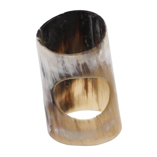 Zerodeko Vintage Trinkhornhalter Standfuß aus Horn Multifunktionale Basis für Trinkhörner Dekorative Ausstellung Regalzubehör für Zuhause Bar und Hotel Rustikales Design von Zerodeko