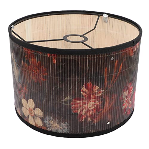 Zerodeko Vintage Trommel Lampenschirm Lampe für Tischlampen Retro Design Einfache Montage Robustes und Eisenmaterial für Stilvolle Raumdekoration von Zerodeko