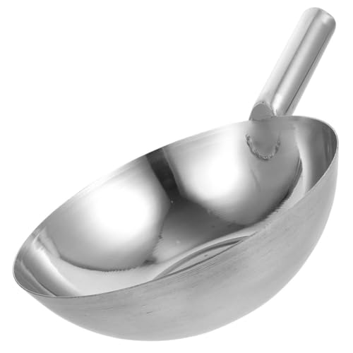 Zerodeko Schöpfkelle Aus Edelstahl Mit Langem Griff Für Küche Und Garten Robuste Wasserkelle Zum Schöpfen Von Flüssigkeiten Edelstahl-schaufel Für Vielseitige Küchenanwendungen von Zerodeko