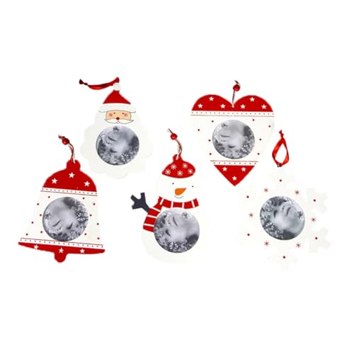 Zerodeko Weihnachtsschmuck Kugeln 5 Stück Zufälliger Stil Holzhandwerk Hängedekoration Einzigartige Bilderrahmen-Dekorationen Zerodeko Weihnachtsschmuck Kugeln 5 Stück Zufälliger Stil Holzhandwerk Hängedekoration Einzigartige Bilderrahmen-Dekorationen von Zerodeko
