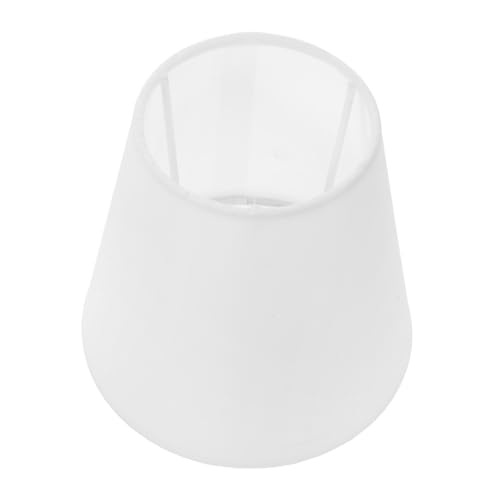 Zerodeko Weißer Stoff Lampenschirm Klein für Tischlampen Stabiler Moderner Lampenschirm aus Stoff für Schlafzimmer Wohnzimmer Büro Ersatz Lampenabdeckung für Beleuchtung von Zerodeko