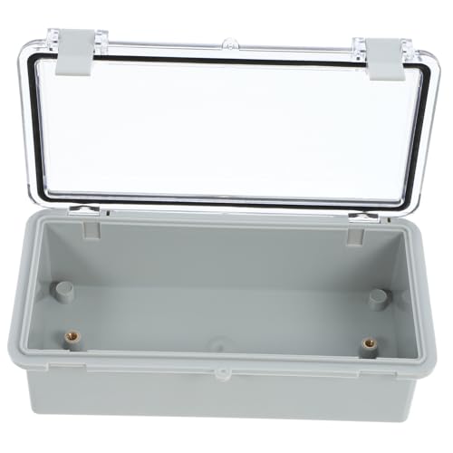 Zerodeko Wetterfeste Outdoor Anschlussbox Schutzgehäuse aus Abs Kunststoff Transparente Abdeckung Leichte und Robuste Kabelbox für Elektrische Verbindungen Außen Zerodeko Wetterfeste Outdoor Anschlussbox Schutzgehäuse aus Abs Kunststoff Transparente Abdeckung Leichte und Robuste Kabelbox für Elektrische Verbindungen Außen von Zerodeko