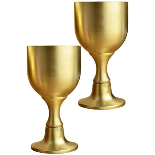 Zerodeko Wohnaccessoire Vintage- 2 Stücke Kupfer Weinbecher Metall Schnapsbecher Becher Goldene Vintage Weinbecher für Hochzeit Restaurant Heimtextilien Chinesisches Zerodeko Wohnaccessoire Vintage- 2 Stücke Kupfer Weinbecher Metall Schnapsbecher Becher Goldene Vintage Weinbecher für Hochzeit Restaurant Heimtextilien Chinesisches von Zerodeko