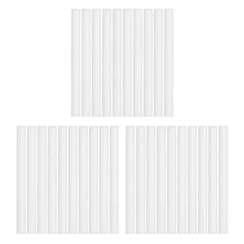 10 Pack 7 x 130mm Filter Cotton Sticks Schwamm Sticks Refill Ersatz Dochte für Mini Portable Personal USB Luftbefeuchter und Mini Diffusoren (8x100mm) von Zerodis