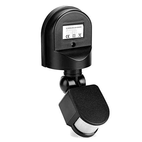 110 V-240 V Einstellbare PIR Körper Bewegung Infrarot Sensor Detektor Glühbirne Schalter mit Installationsschrauben(Schwarz) 110 V-240 V Einstellbare PIR Körper Bewegung Infrarot Sensor Detektor Glühbirne Schalter mit Installationsschrauben(Schwarz) von Zerodis