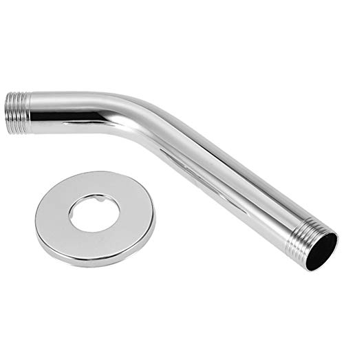 15,2 cm Duscharm aus dickem Edelstahlrohr mit runder Oberseite Duschzubehör Universal-Duschkopfarm Ersatz poliertes Chrom mit Flansch für Badezimmer Decke Duschkopf 15,2 cm Duscharm aus dickem Edelstahlrohr mit runder Oberseite Duschzubehör Universal-Duschkopfarm Ersatz poliertes Chrom mit Flansch für Badezimmer Decke Duschkopf von Zerodis