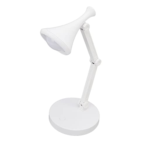 2-Gang-LED-Tischlampe, Helligkeitsständer, Veränderbare, Moderne, Augenfreundliche Lampe für Arbeitszimmer (Weiß) von Zerodis