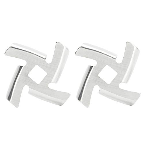 2-teilige Fleischwolfklinge 304 Edelstahl-Schleifplatte Disc-Lebensmittelschleifer Zubehör für 5# / B-Mühle, leicht zu reinigendes Küchenkochwerkzeug(B Type Meat Grinder) von Zerodis
