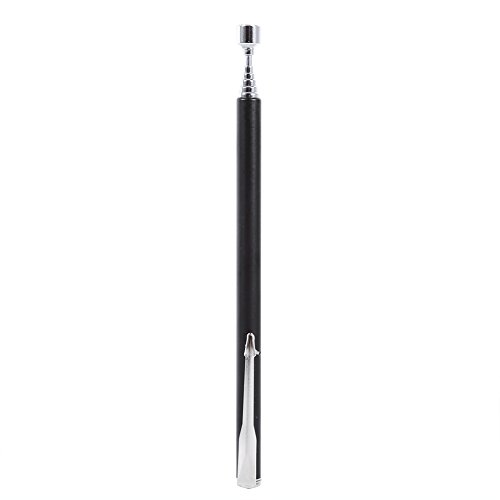 26 inch teleskopische magnetische Pick Up Tool Rod Stick Erweiterung Magnet Handheld Tool Ausziehbarer Pick-Up-Greifer-Werkzeug-flexibler Magnetstick-Tester(Schwarz) von Zerodis